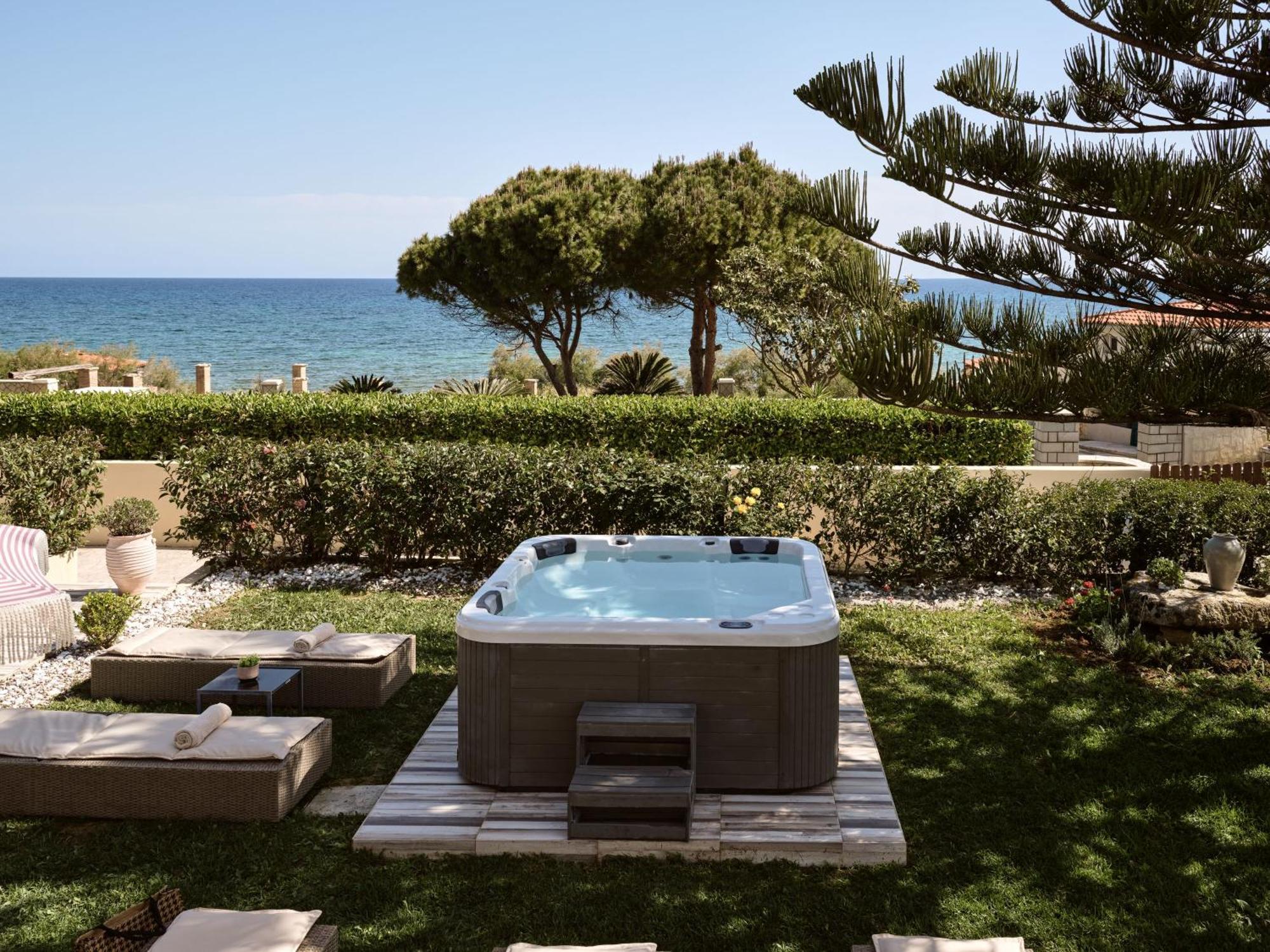 Sea Elegance Villa - On The Beach, By Zantewize Psarou  Exteriér fotografie