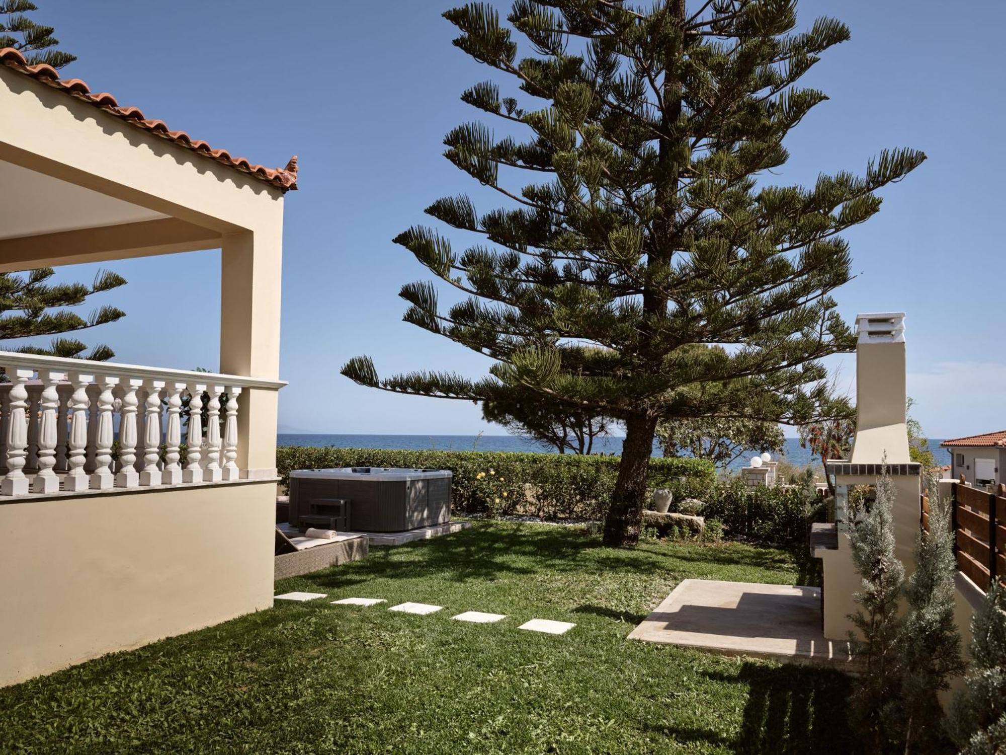 Sea Elegance Villa - On The Beach, By Zantewize Psarou  Exteriér fotografie