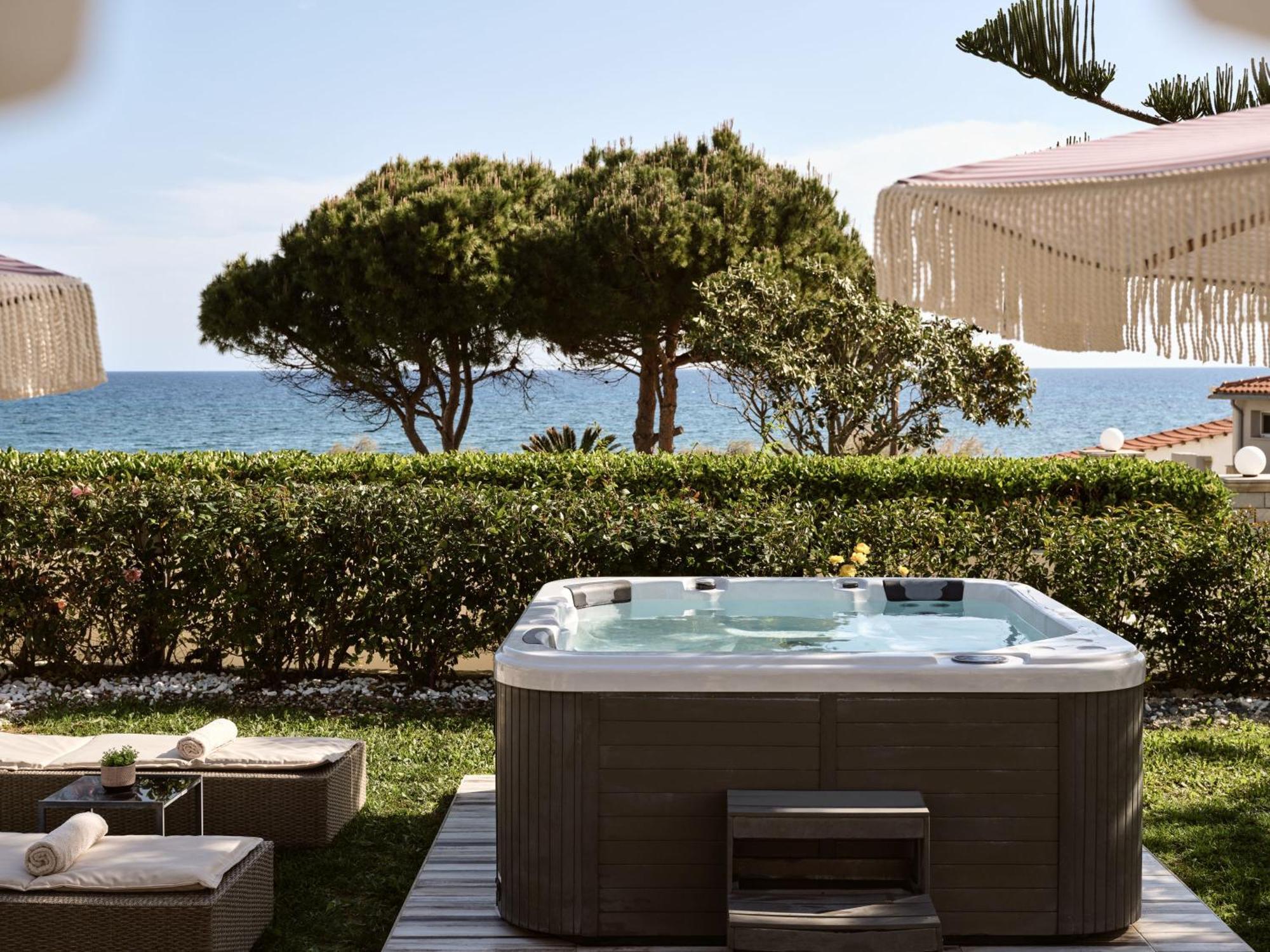 Sea Elegance Villa - On The Beach, By Zantewize Psarou  Exteriér fotografie